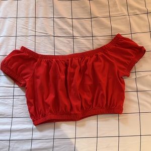 Forever 21 Red crop top